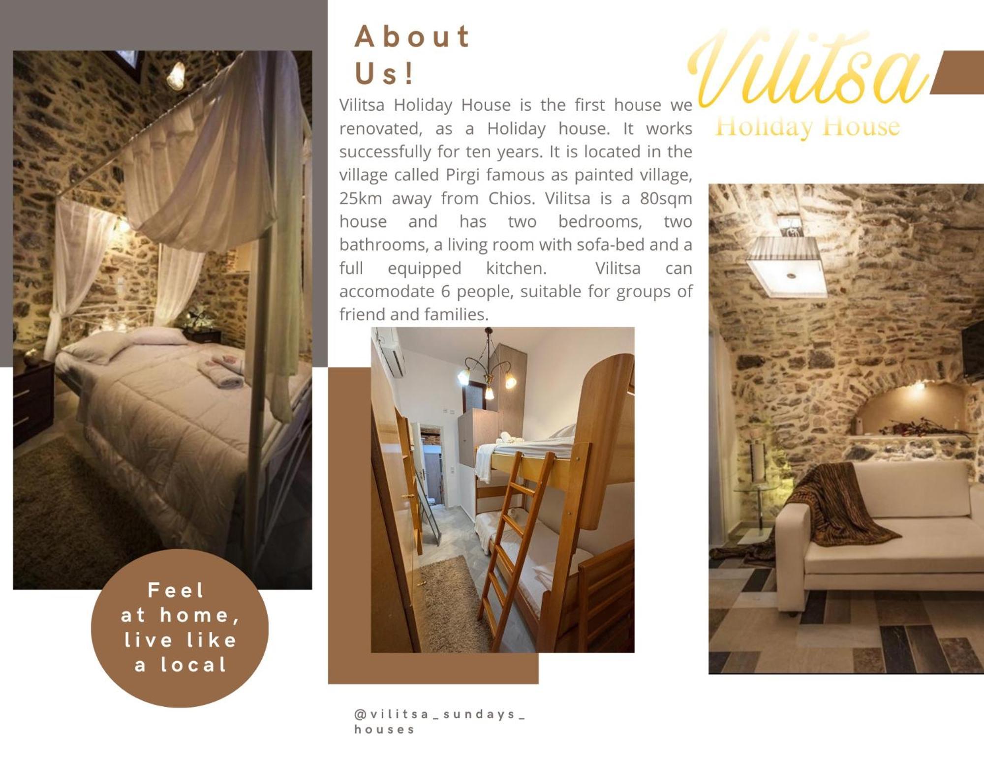 Vilitsa Holiday House Pyrgi  エクステリア 写真